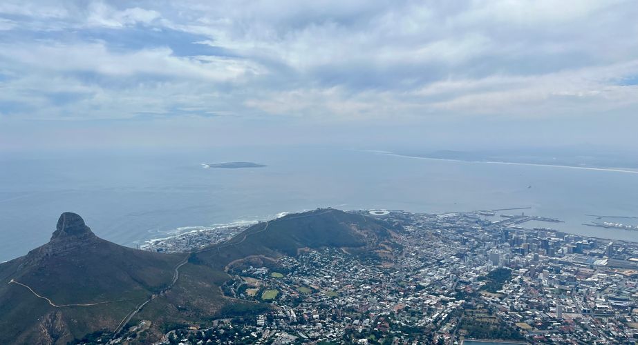 Tafelberg uitzicht Kaapstad